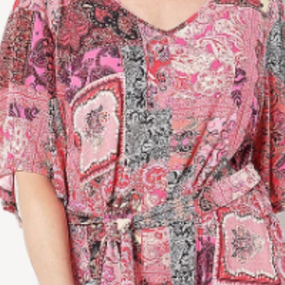 Attitude by Renee Petite Como Jersey Short Sleeve Jumpsuit  11721 - Picture 3 of 3